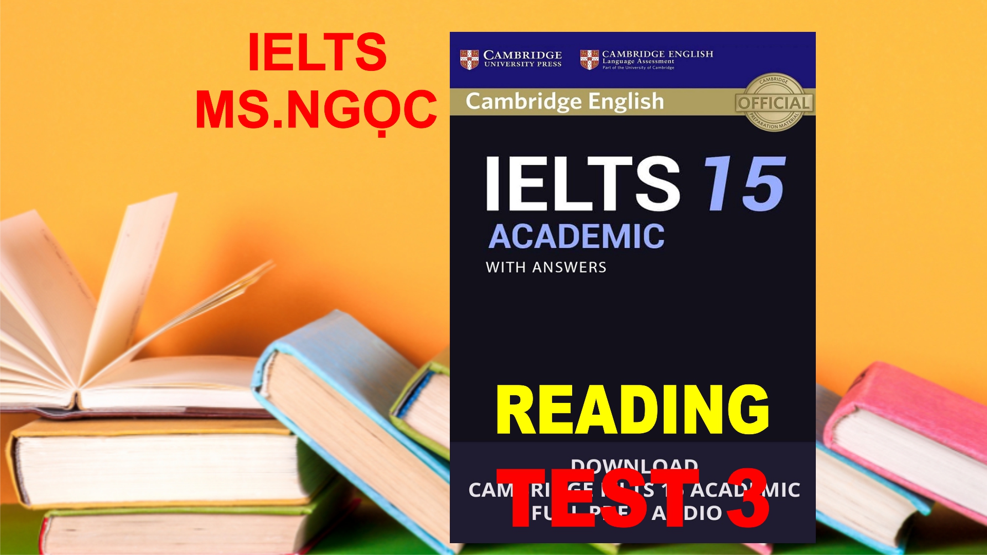 cambridge 15 reading test 3 explanation